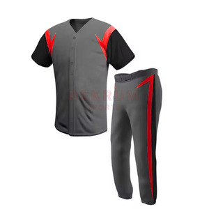 Uniforme de baseball vierge pour hommes, design OEM, vente en gros, collection 2026 - Product Image 1