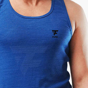 Vente chaude hommes à séchage rapide débardeur couleur unie sans manches formation vêtements de sport pour la musculation - Product Image 6