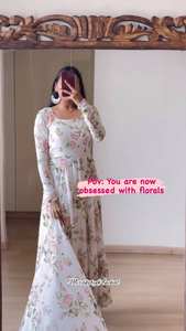 ROBE D'ÉTÉ BLANCHE AVEC DUPATTA - Product Image 3