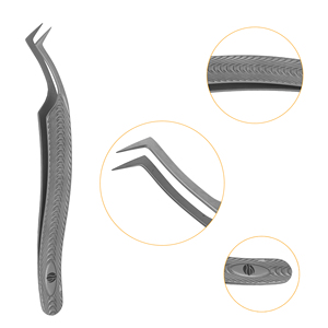 Pinzas para Pestañas Stahlmann Pro Profesionales de Alta Calidad con Logotipo Personalizado, Acero Inoxidable, Lisas y Dentadas, Finas, Duraderas, Agarre Perfecto - Product Image 4