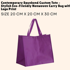 Foldable Spunbond Custom Tote Reusable Eco Friendly Nonwoven <b>Handbag</b> with Custom Logo - Product Image 1