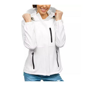 Sweat à capuche polaire taille XL de haute qualité pour hommes imperméable coupe-vent respirant imprimé veste de sport équipes de course personnalisées longues - Product Image 1