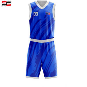 Uniformes de baloncesto antiarrugas para hombres fabricados en poliéster de material duradero profesional - Product Image 4