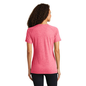 T-shirt décontracté pour femme à manches courtes, col rond, en polyester, séchage rapide, respirant, idéal pour la gym et les festivals - Product Image 5