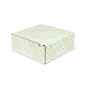 Personalized FRANK <b>Square</b> Rigid <b>Box</b> 27x27x8 Cm-Recycled Materials Glossy Lamination - Product Image 1