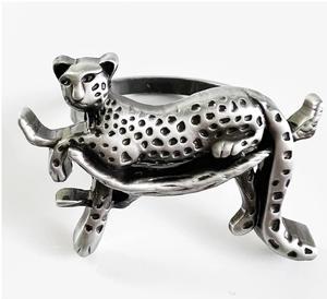 Últimos estilos servilleteros de Metal de leopardo para fiesta decoración del hogar mesa de comedor con Color/tamaño/Logotipo personalizado y estilo americano - Product Image 5