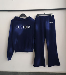 Fabricant de survêtements d'hiver pour hommes Ensemble 2 pièces de haute qualité pour hommes Baggy durable Joggers Ensemble de survêtements pour hommes avec fermeture éclair - Product Image 2