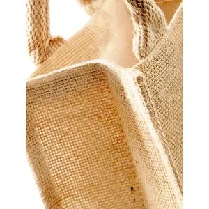 Petite Jute Gift <b>Bag</b> for Shoppers Sustainable <b>Wicker</b> Baskets for Merchandising - Product Image 5