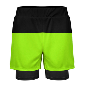 Pantalones cortos de gimnasio de cintura alta para entrenamiento deportivo con bolsillos Pantalones cortos deportivos transpirables para hombres - Product Image 1