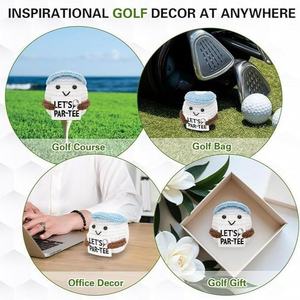 Poupée de golf personnalisée au crochet - Cadeaux inspirants et plein d'énergie positive pour les enfants - Product Image 4