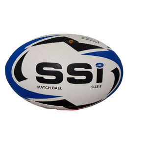 Pelota de Rugby de goma multicolor de tamaño 5 oficial de alta calidad, pelota de partido de entrenamiento duradera y vibrante, logotipo personalizable impermeable - Product Image 1