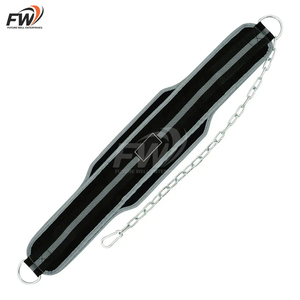 Cinturón de fitness con cadena para levantamiento de pesas, entrenamiento de fuerza y soporte lumbar - Product Image 4