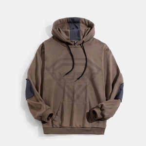 Sudadera con capucha de algodón 100% de alta calidad para hombre, logotipo personalizado, Color sólido, transpirable, para invierno, sudaderas con capucha para hombre, servicio OEM - Product Image 1