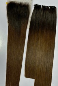 Vietnamese Remy human hair <b>wigs</b> Bone straight lace front <b>wigs</b> Cuticle aligned human hair Long straight <b>wigs</b> for women - Product Image 5