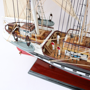 Chất lượng cao bằng gỗ cao Mô hình tàu <span class=keywords><strong>Belem</strong></span> hải lý trang trí nội thất thủ công mỹ nghệ với bức tranh Món quà - Product Image 5