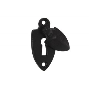 Escudo para llave 30x64mm, negro - Product Image 1