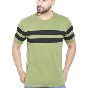 Logotipo personalizado bordado 180Gsm 100 algodón en blanco gota hombro hombres camiseta Streetwear camisetas de gran tamaño para hombres - Product Image 1