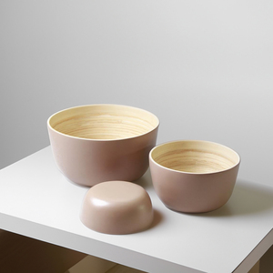 ชามไม้ไผ่ปั่นธรรมชาติหัตถกรรมเวียดนาม-TS2014 - Product Image 3
