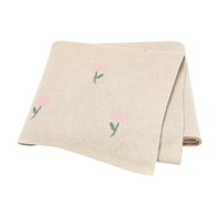 Couverture Cellulaire Bébé Moderne Tissée de Haute Qualité 100% Coton Biologique Doux Anti-Bactérien Anti-Statique Hiver Personnalisable OEM