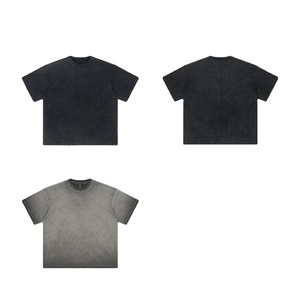 Camiseta para hombre 100% algodón jersey, cuello redondo, color sólido, tela de 300 g/m², impresión de logotipo personalizado y personalización para hombre - Product Image 3