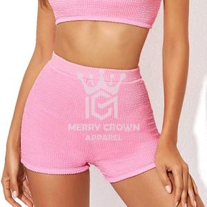 ชุดเซต2ชิ้นสำหรับออกกำลังกายเล่นโยคะของผู้หญิงชุดเล่นฟิตเนสยิมกางเกงขาสั้นผ้าฝ้ายและบราสำหรับผู้หญิงใหม่ - Product Image 5