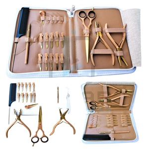 Kit d'outils pour extensions capillaires couleur or plasma sur demande avec possibilité de personnalisation et étiquetage de marque personnalisé gratuit - Product Image 1