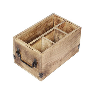 Wood <b>Tool</b> Box Large <b>Tool</b> Caddy <b>Tool</b> Carrier <b>Garden</b> Primitive Handled Rustic <b>Storage</b> Box Farmhouse - Product Image 2