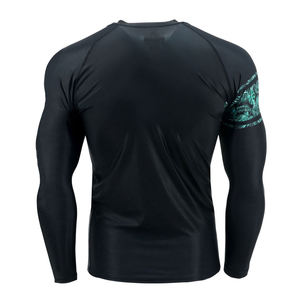 Vêtement de sport MMA à manches longues respirant, antibactérien et à séchage rapide pour hommes, sur mesure en gros - Product Image 6
