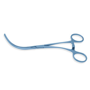 Abrazadera Vascular DeBakey Atraumática Manual en Forma de C, Mordazas Curvas Quirúrgicas con Vástagos, Instrumentos Médicos Estándar de Seguridad - Product Image 1