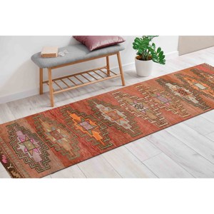 Red Turkish <b>Rug</b>: <b>Boho</b> Salon Decor, Large Area <b>Rug</b>, Printed,Nonwoven Thin <b>Rug</b> - Product Image 3