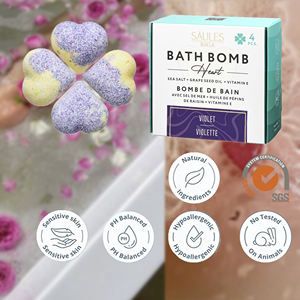 Ensemble de bombes de bain artisanales haut de gamme avec huiles hydratantes et nourrissantes, écologiques, naturelles, fabriquées en UE pour la vente en gros et les marques privées - Product Image 1