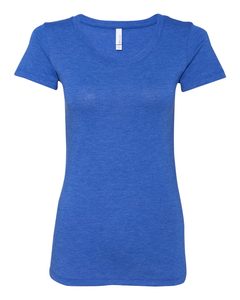 Nueva camiseta relajada Triblend para mujer, ideal para diseños de logotipos personalizados, camiseta transpirable, camiseta roja para mujer - Product Image 5