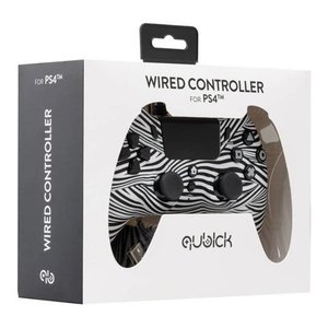 Playstation 4 Gamepad Black White Wired <b>Controller</b> Ps4 <b>Usb</b> Type A - Product Image 2