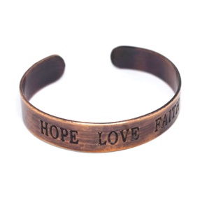 January Italy Famous Jewelry Handmade <b>Bangles</b> Online Cooper Hammered Bracelet for Women bamboo brass jewelry - Product Image 2