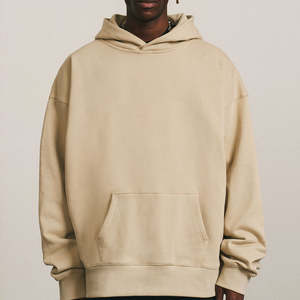 Hombres de alta calidad de peso pesado Terry Sportswear Logotipo personalizado Sudadera con capucha con jersey de gran tamaño de impresión Sudadera con capucha de lana - Product Image 2