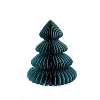 Décorations de festival personnalisées, arbre de Noël en nid d'abeille 3D avec lumières LED, ornements artisanaux sur pied, fabricant