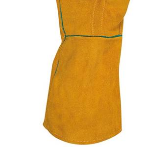 Guantes de soldadura de cuero de vaca de diseño personalizado de alta demanda duraderos con material de alta calidad - Product Image 5