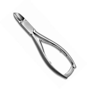 Cortador de uñas de acero y metal de alta resistencia con mango liso, cuchillas de borde afilado de doble resorte, cortador de uñas encarnadas - Product Image 4