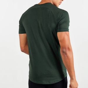Nueva Camiseta de algodón con logotipo personalizado de alta calidad para hombre, camiseta de entrenamiento en blanco para gimnasio, camiseta ajustada para hombre - Product Image 6