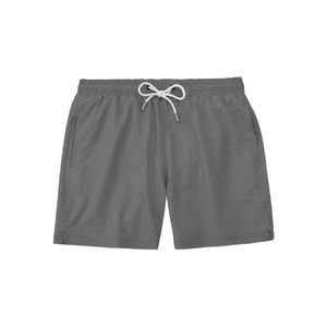 High Street Custom Mid Waist Beach Shorts para hombres Color sólido Diseños de moda Alta calidad-para pedidos al por mayor para B2B - Product Image 2