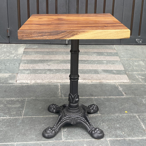Traditional Cast Iron <b>Table</b> Legs with 4 Decorative Prongs for <b>Dining</b> Kitchen Hotel and Hospital Furniture CHBCF018 - Product Image 4