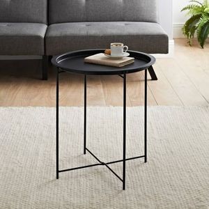 Nouveau design Table d'appoint extérieure en fer noir pour la maison et le bureau, meilleure vente Table d'appoint en fer Meubles en métal - Product Image 1