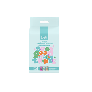 Toallitas Húmedas Antibacterianas Sin Fragancia, Extra Suaves para el Cuidado de la Piel, Paquete de 6 Mini Bolsas (Tui Ngoai), 10 Piezas, No Tejidas - Product Image 1