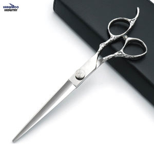 7 ciseaux professionnels de salon, ciseaux de coiffure, ciseaux de coupe de cheveux, ciseaux de barbier humains, acier pakistanais 440c, coupe écologique - Product Image 1