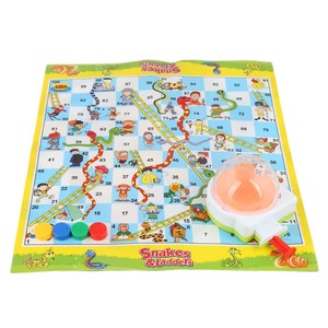 Juego de Serpientes y Escaleras Ludo de 4 Piezas para Niños - Multicolor - Product Image 3