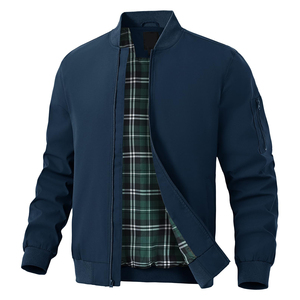 Chaqueta Cortavientos Ligera con Cremallera Completa para Hombre, Impermeable, de Secado Rápido y Transpirable, para Uso Diario y Moda Urbana - Product Image 1