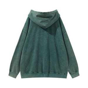Fashionable Base For Customization Men Hoodies With Custom Prints Embroidery Or Logos Allow Wearer Men's Acid Washed - Product Image 4