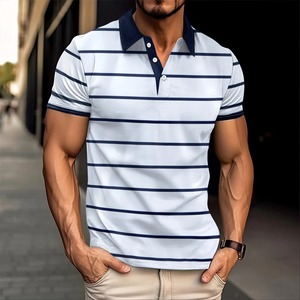 Polo de golf en coton confortable et personnalisé pour hommes, vêtements de performance pour hommes, t Shirt Poloshirt pour hommes - Product Image 4