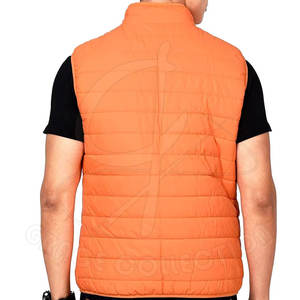 Ropa deportiva, chalecos acolchados cómodos para hombres, chalecos acolchados a prueba de viento con tela de poliéster 100% personalizable - Product Image 3