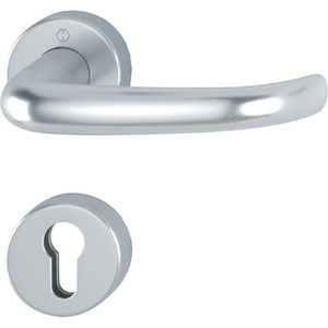 HOPPE San Francisco FS-E1301/42H/42HS Fire Protection Set Stainless Steel F69 Cylinder Lock DIN Left/Right Door <b>Storage</b> <b>Lockers</b> - Product Image 1